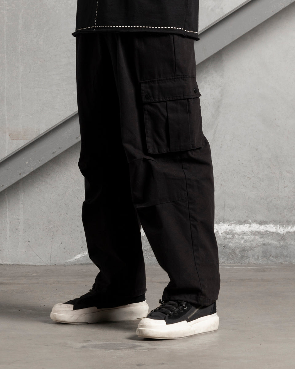 A300 BAGGY UTILITY PANT Black The AntiOrder